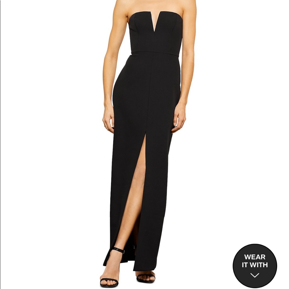 Bcbg black formal dress worn once
